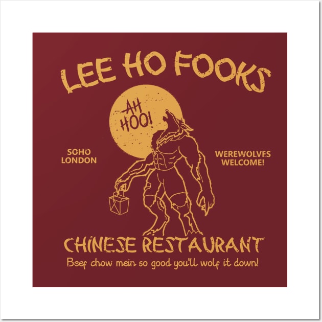 Lee Ho Fooks Chinese Restaurant Wall Art by Bigfinz